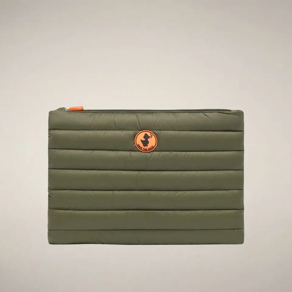 Save The Duck Icons Shaula quiltet pouch Dusty Olive