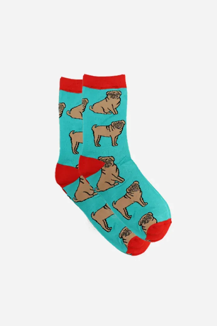 John Partridge Socks Pug sokker one size bambusblanding