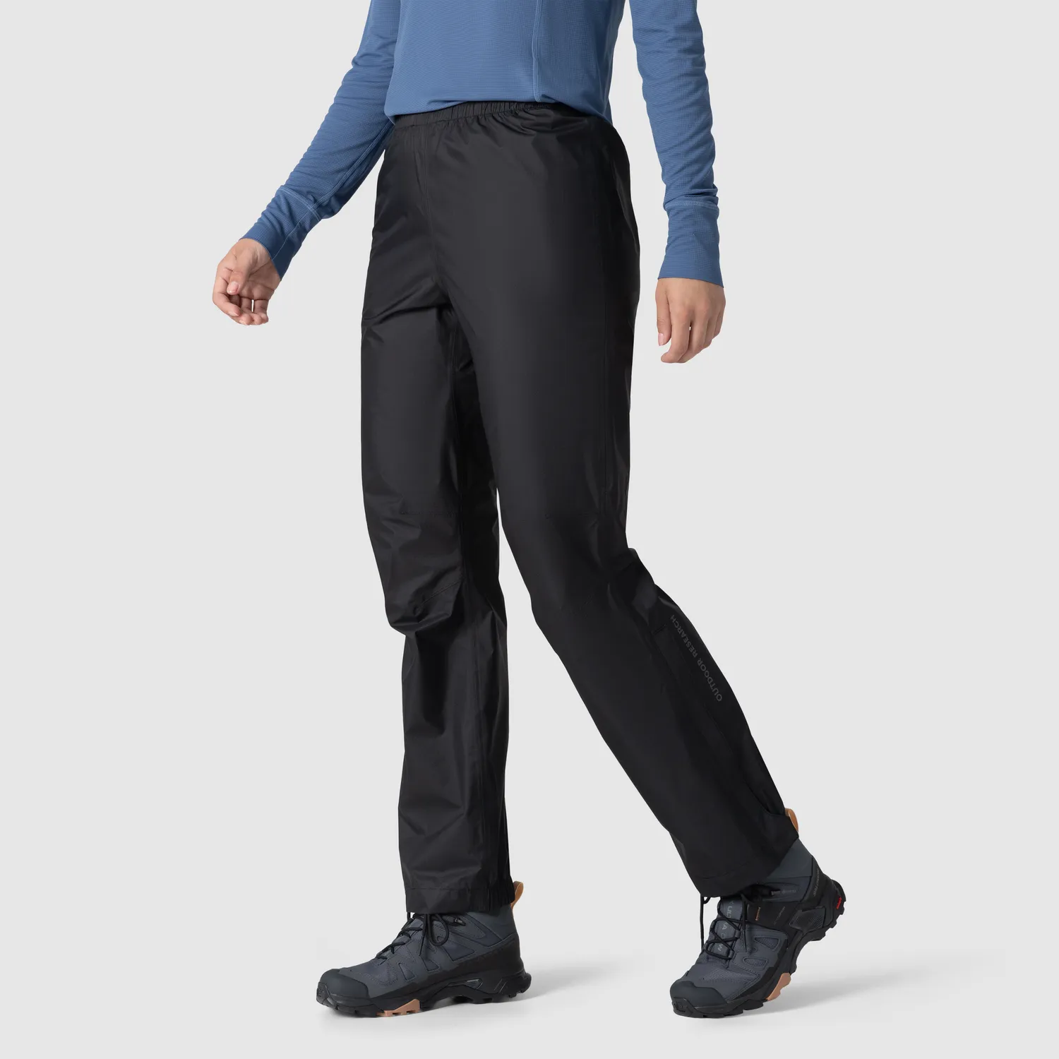 Outdoor Research Helium UL regnbukse dame Black ultralett