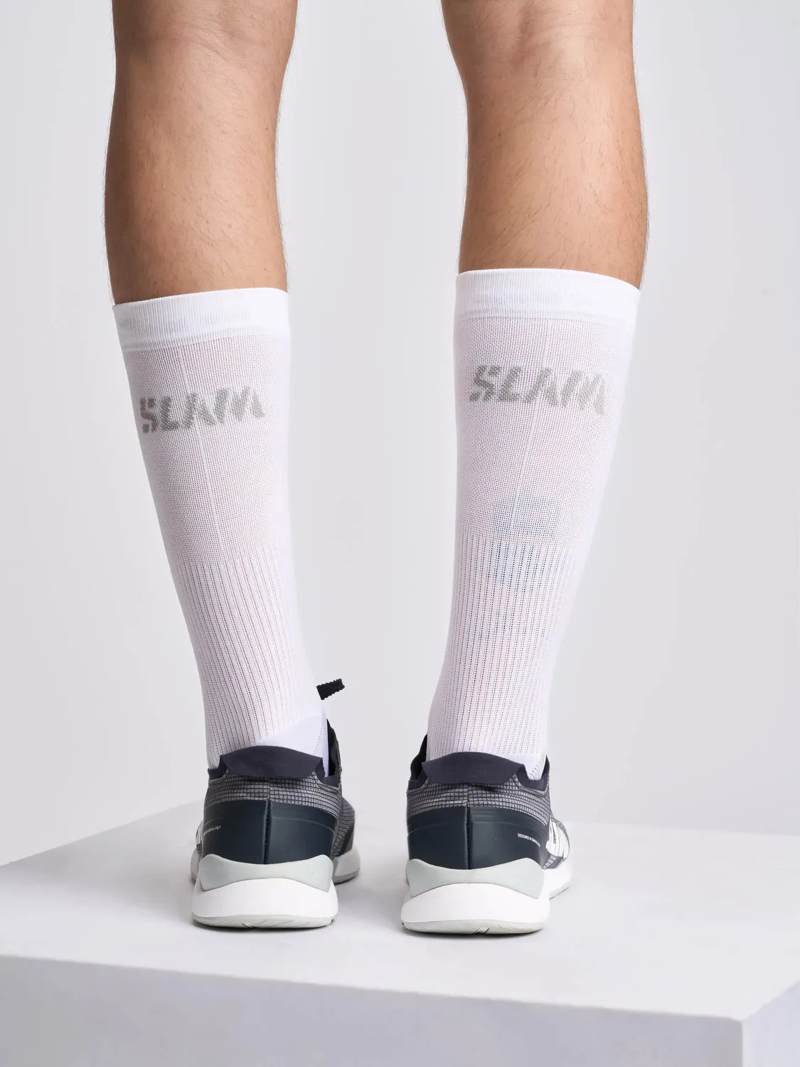 Slam Logo Sock tekniske sokker ankellange