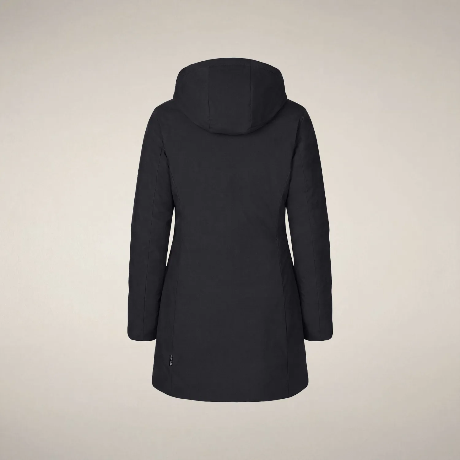 Save The Duck Icons Rachel parkas dame Ebony Grey resirkulert fyll