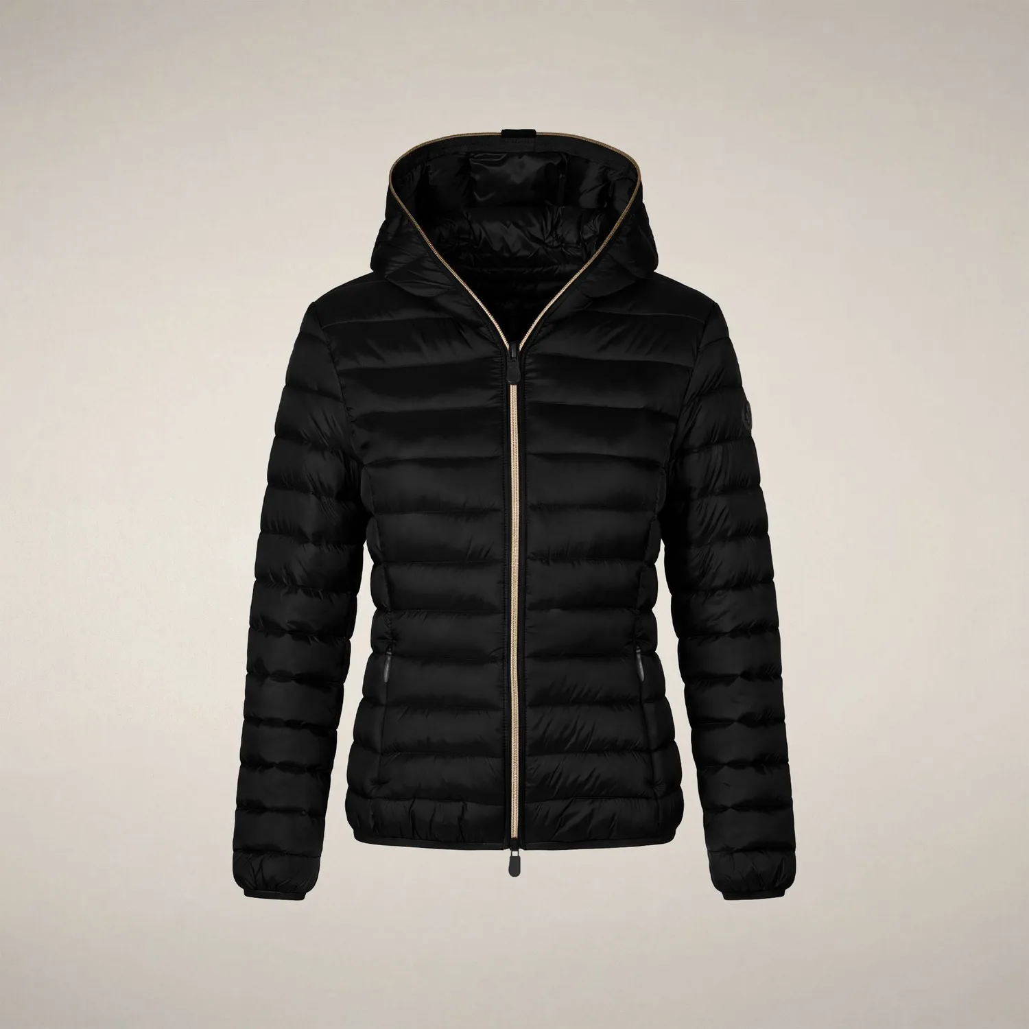 Save The Duck Alexis kort boblejakke dame svart Plumtech®