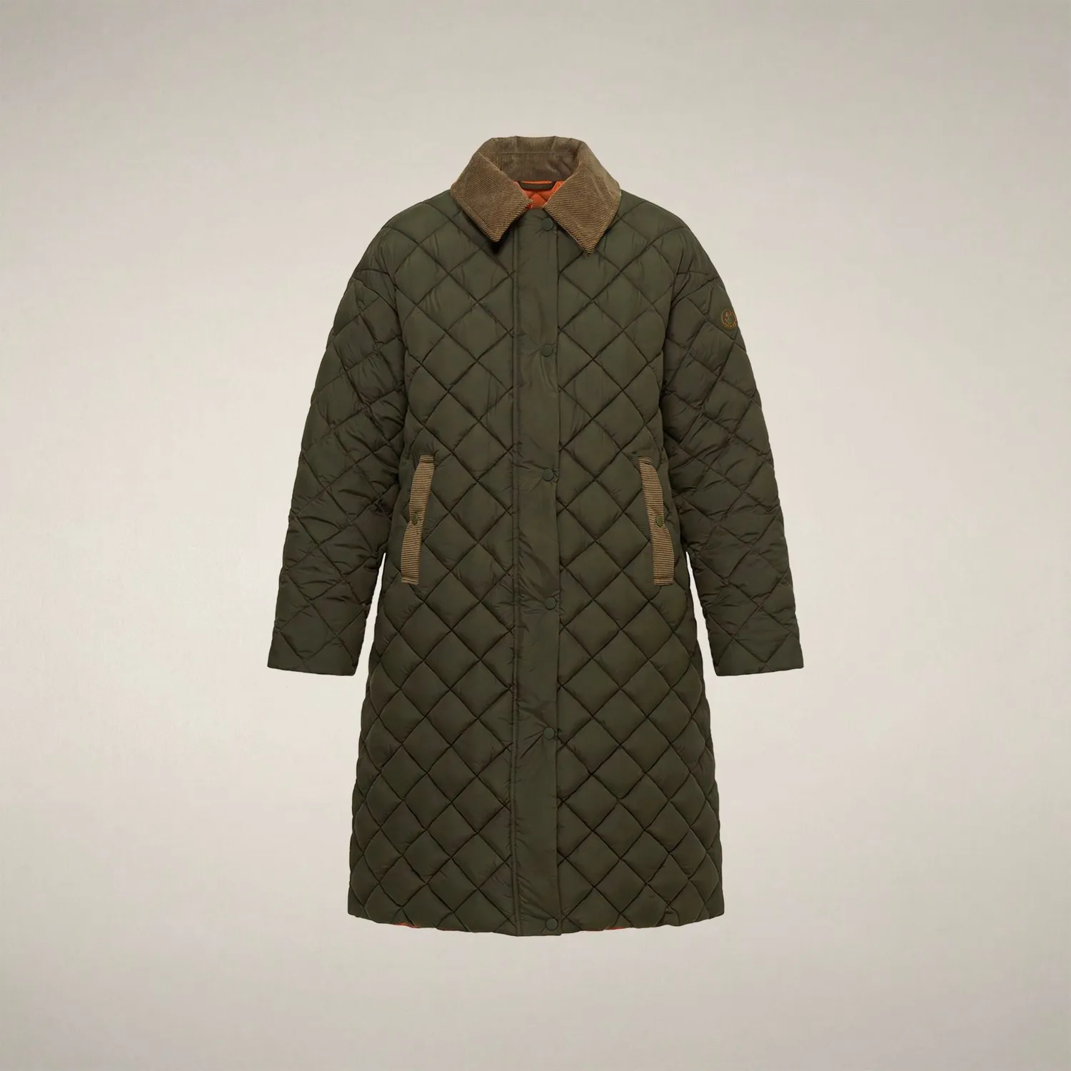 Save The Duck Sadie pufferkåpe Snake Green XS resirkulert fyll
