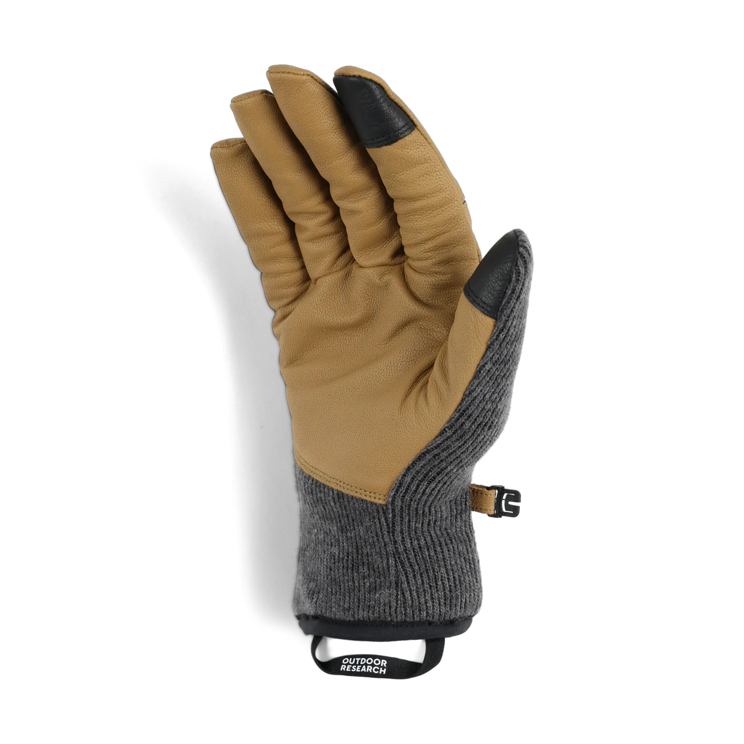 Outdoor Research Flurry Driving hansker Charcoal skinn