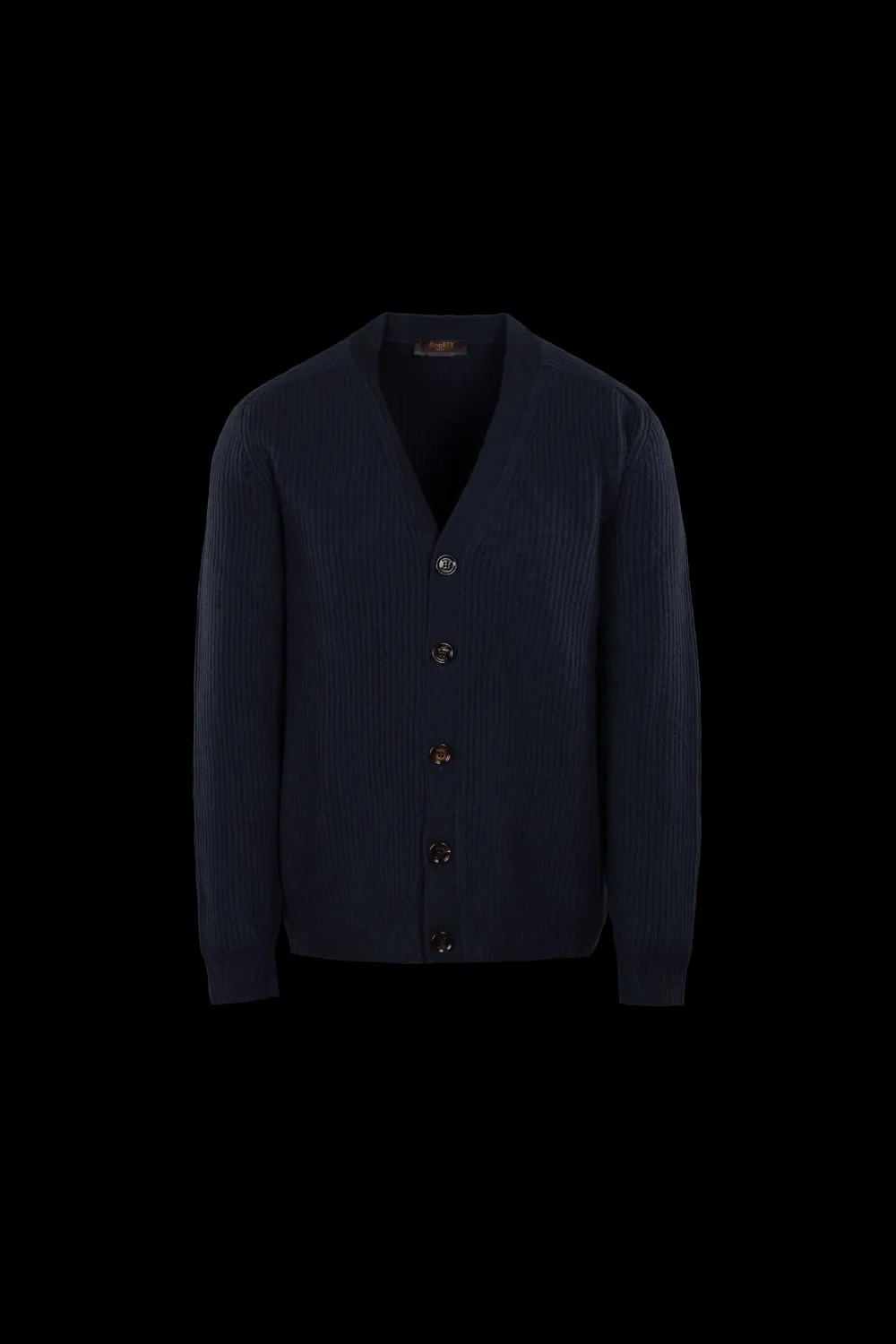 Moorer REGGIE-XC7 cardigan navy i ull og kasjmir