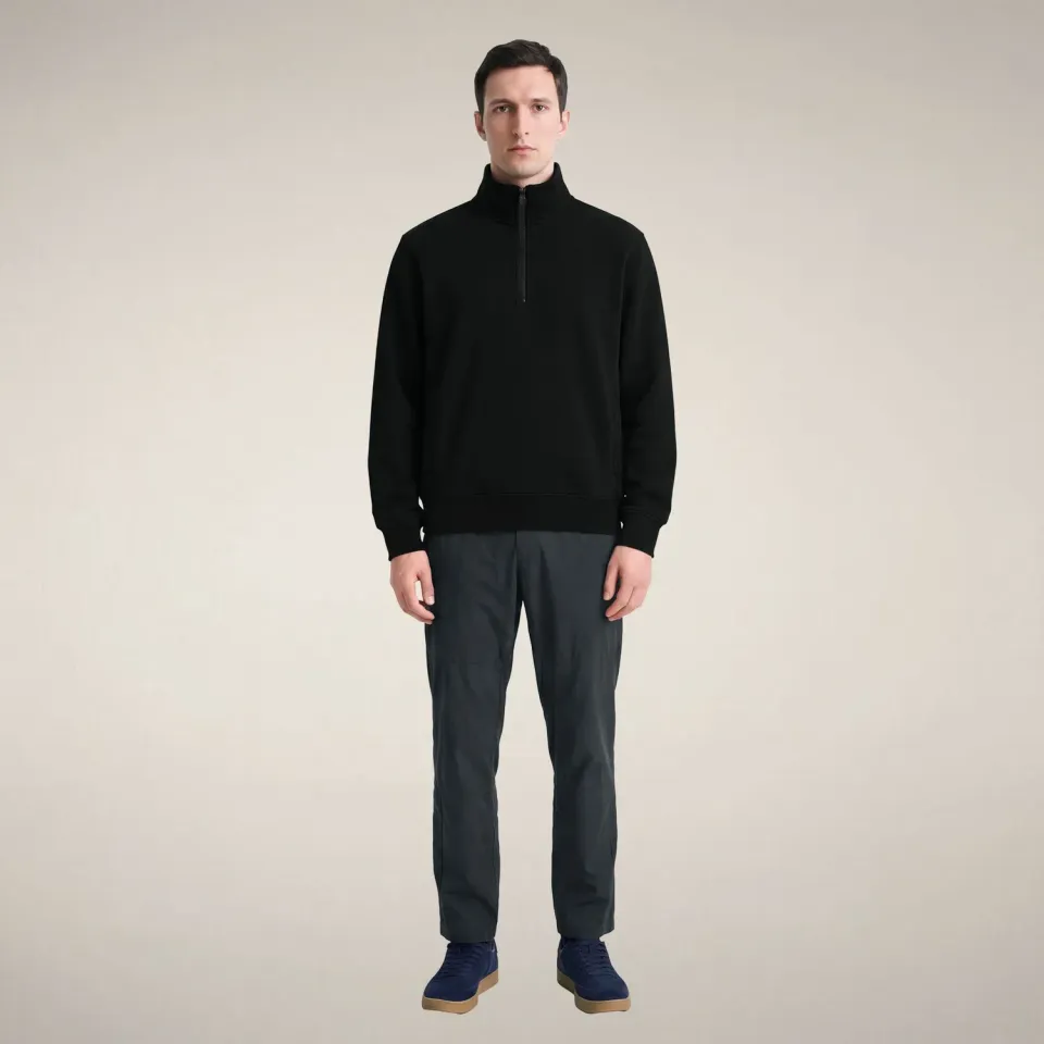 Save The Duck Bruin half-zip sweatshirt herre XS–XXXL svart