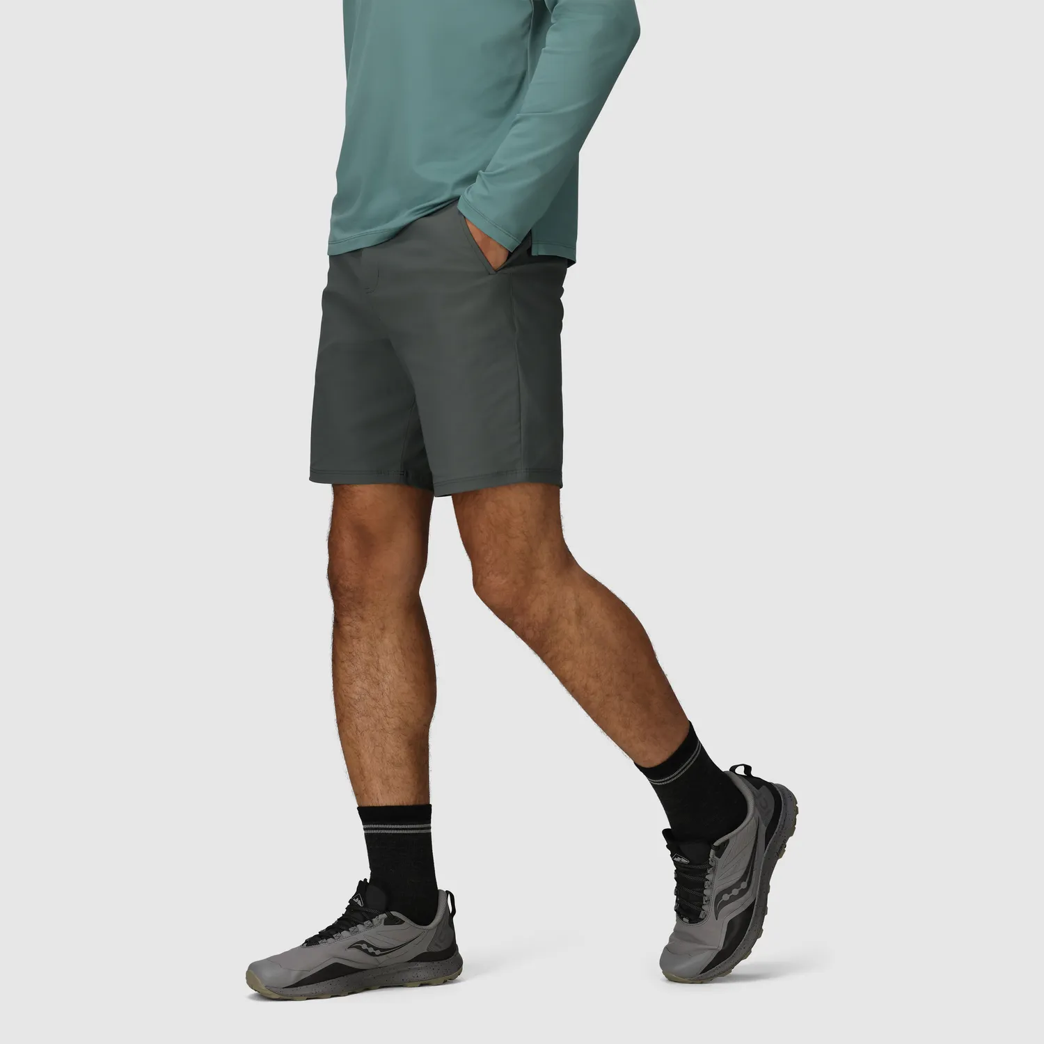 Outdoor Research Timberline Short turshorts Charcoal str. 28–42 hurtigtørkende