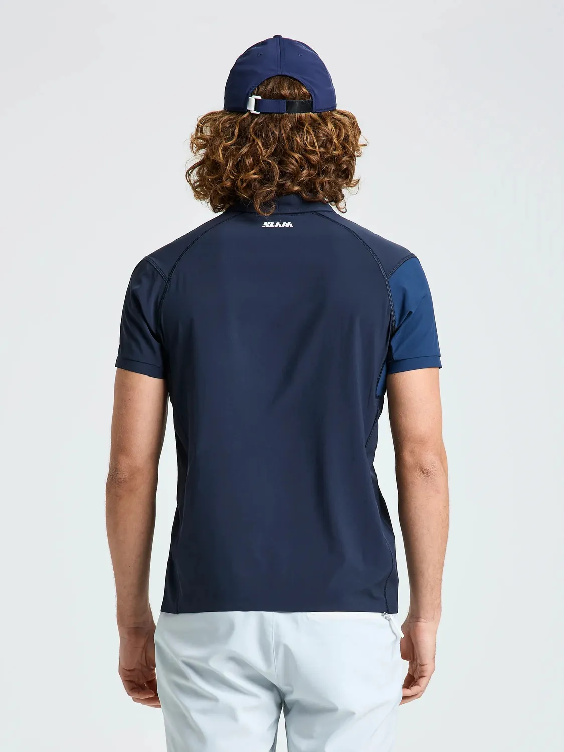 Slam One Design OD Tech Polo SS poloskjorte Dark Navy UPF 50+