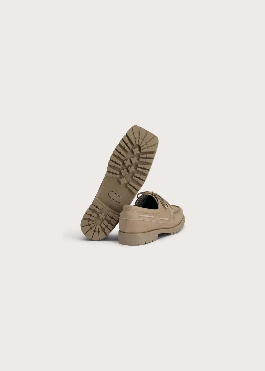 Brgn Men's Boat Shoe båtsko 41–45 beige vanntett