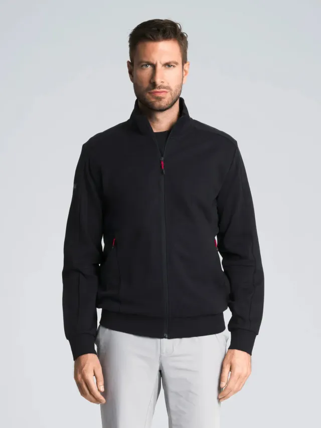 Slam Crew FZ Sweater collegegenser Dark Navy herre
