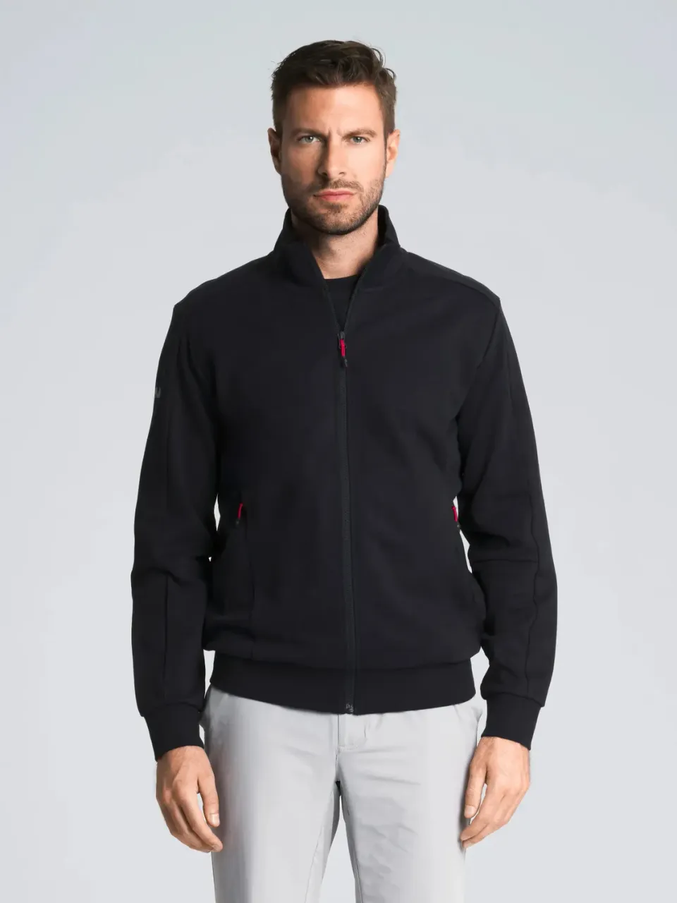 Slam Crew FZ Sweater collegegenser Dark Navy herre