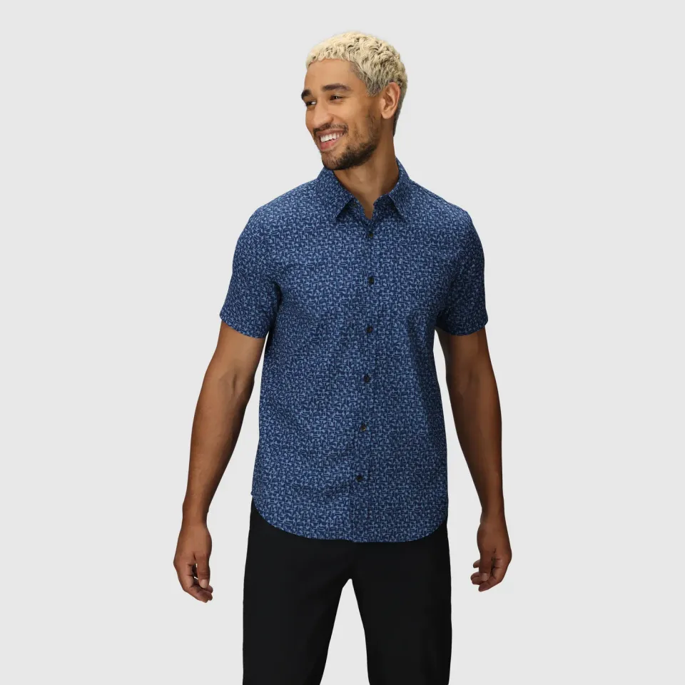 Outdoor Research Rooftop Short Sleeve Shirt skjorte Sedona Plaid S bomullsblanding