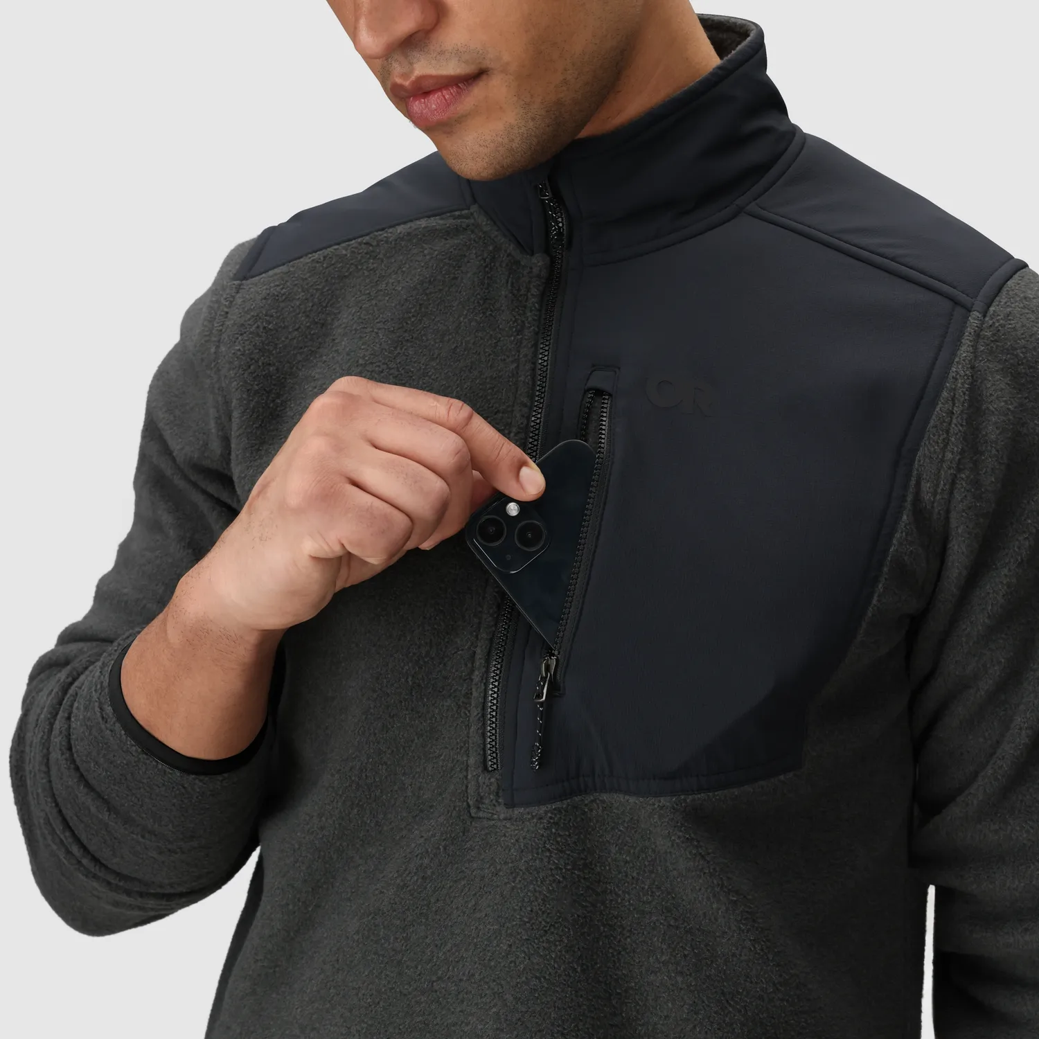 Outdoor Research OR Polartec 200 Half Zip fleecegenser herre