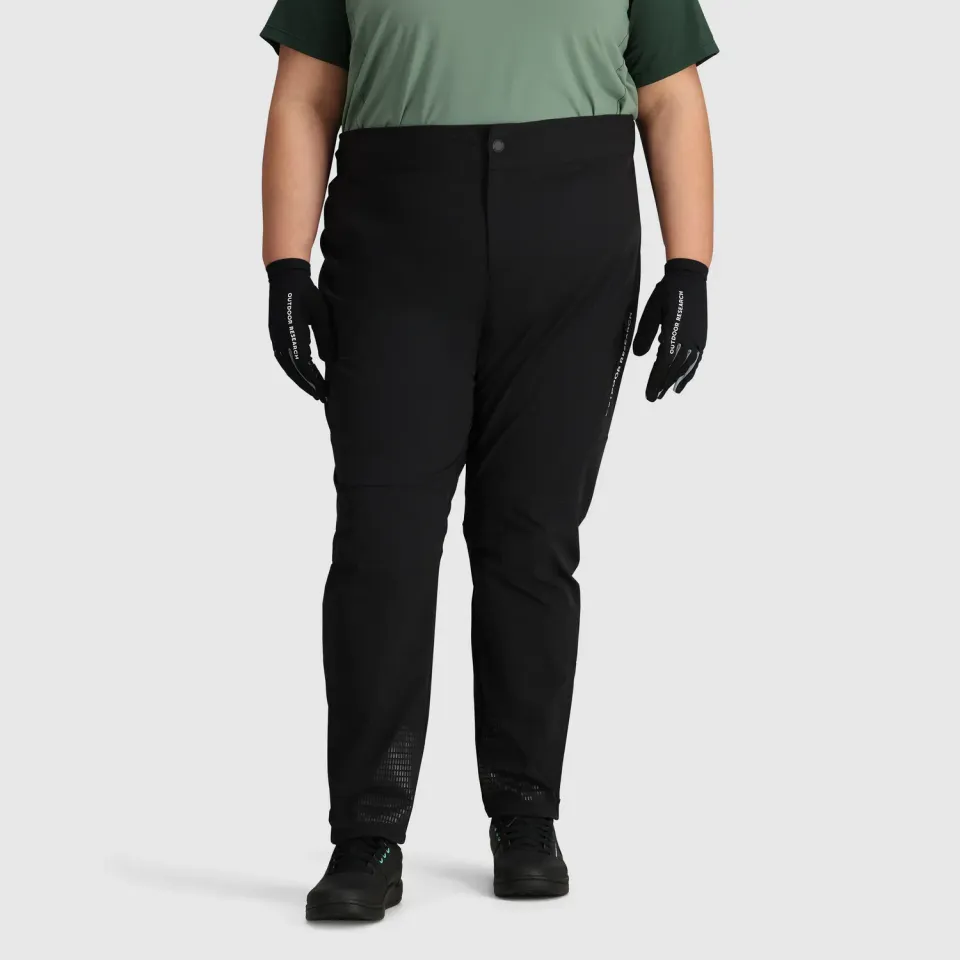 Outdoor Research Freewheel Women's Freewheel MTB Ride Pant - Plus sykkelbukse Black 1X stretch