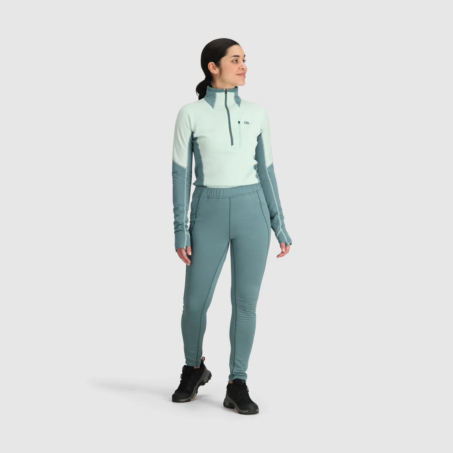 Outdoor Research Vigor Women's Vigor Grid Fleece Bottoms fleecebukse, Black, hurtigtørkende