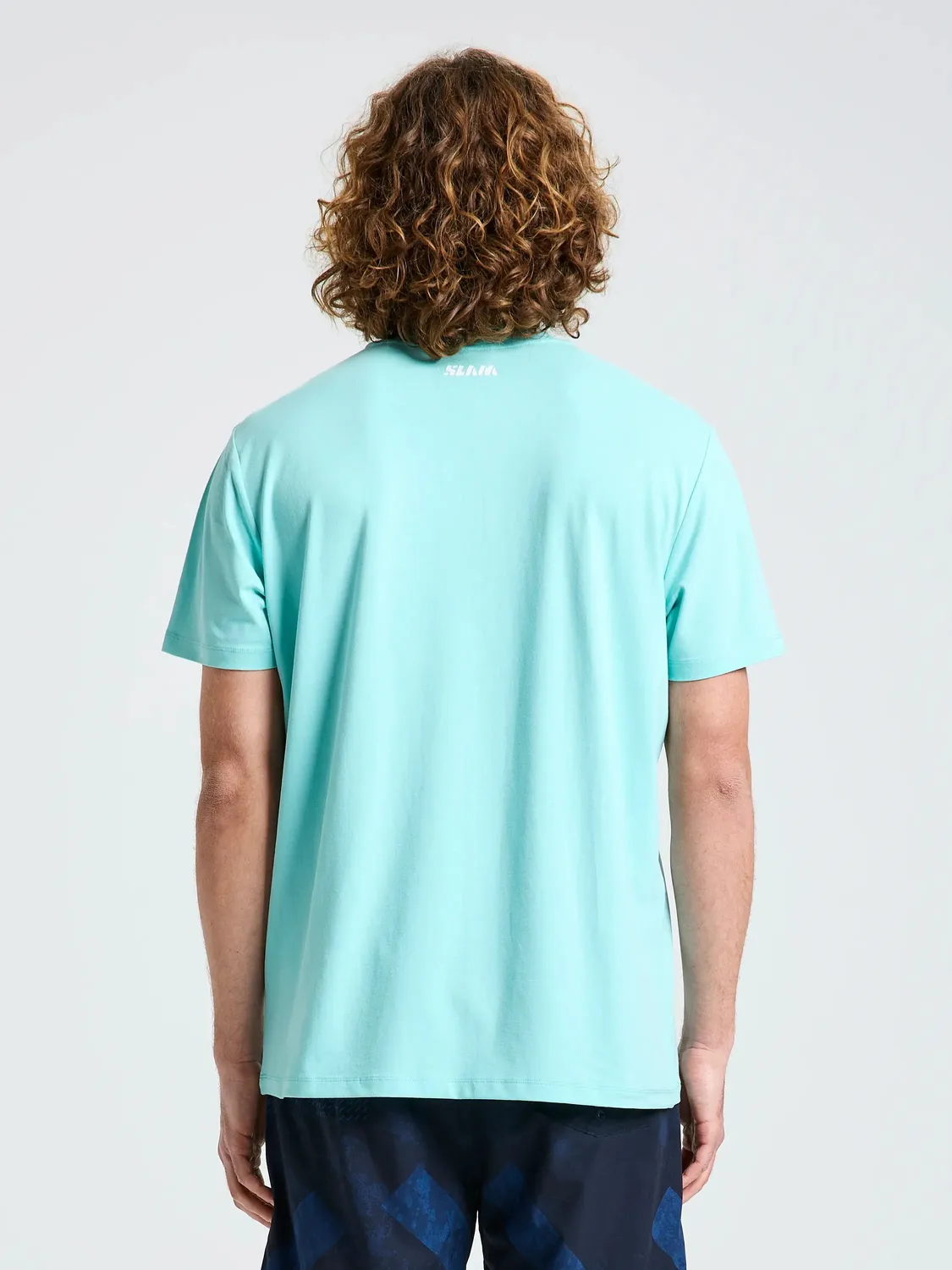Slam Foil T-Shirt SS t-skjorte Shore Blue bomull og bambus