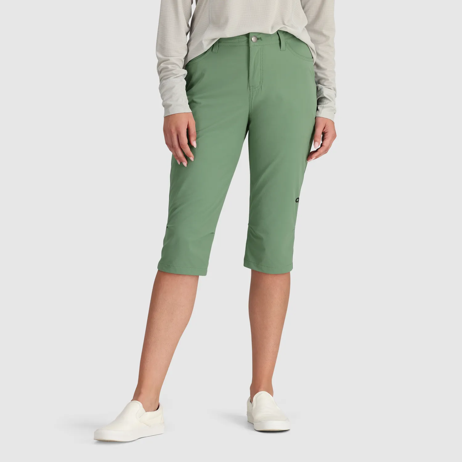 Outdoor Research Ferrosi Capris capribukse Dark Olive dame UPF 50+