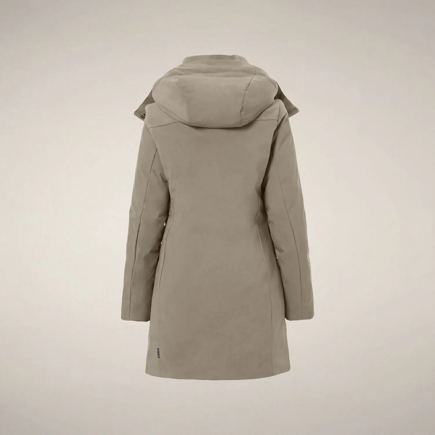 Save The Duck Lolita parka Stone Beige slim fit