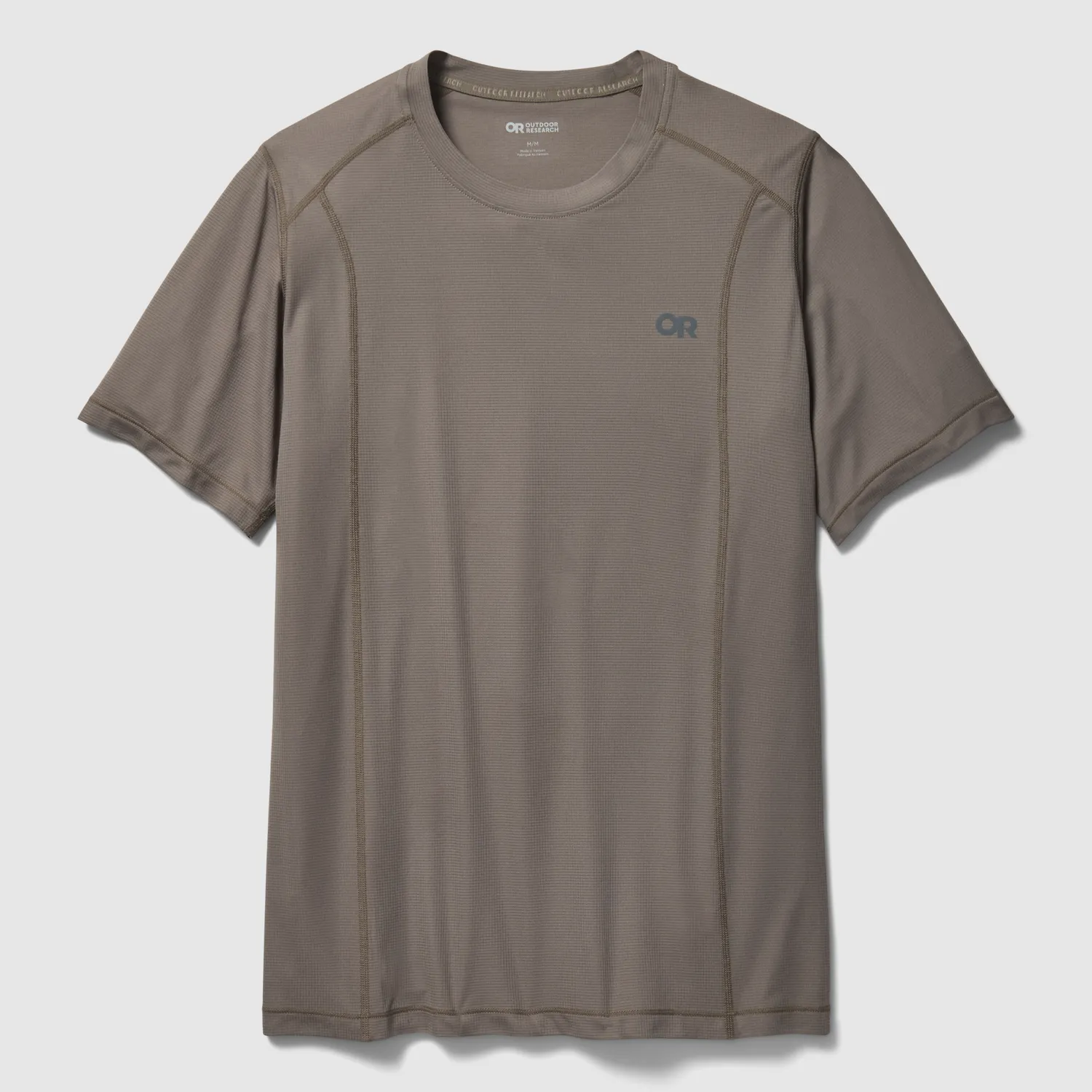 Outdoor Research Echo Men's Echo T-Shirt T-skjorte Gravel S UPF 15