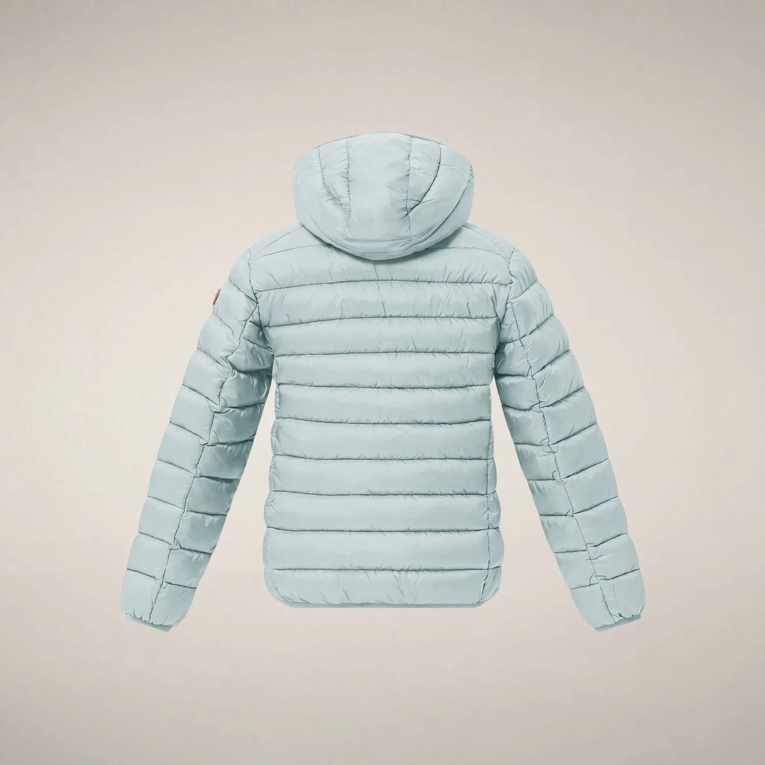 Save The Duck Iris boblejakke jente Glacier Blue hette