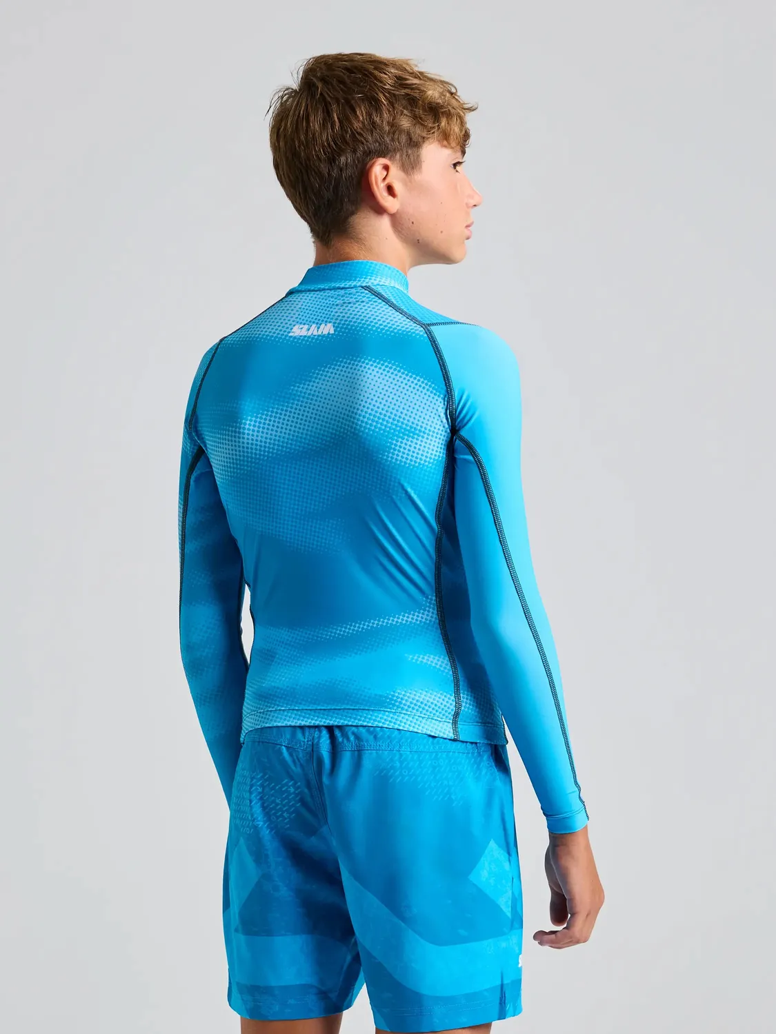 Slam Foil Jr Rashguard LS rashguard blå UV-beskyttelse