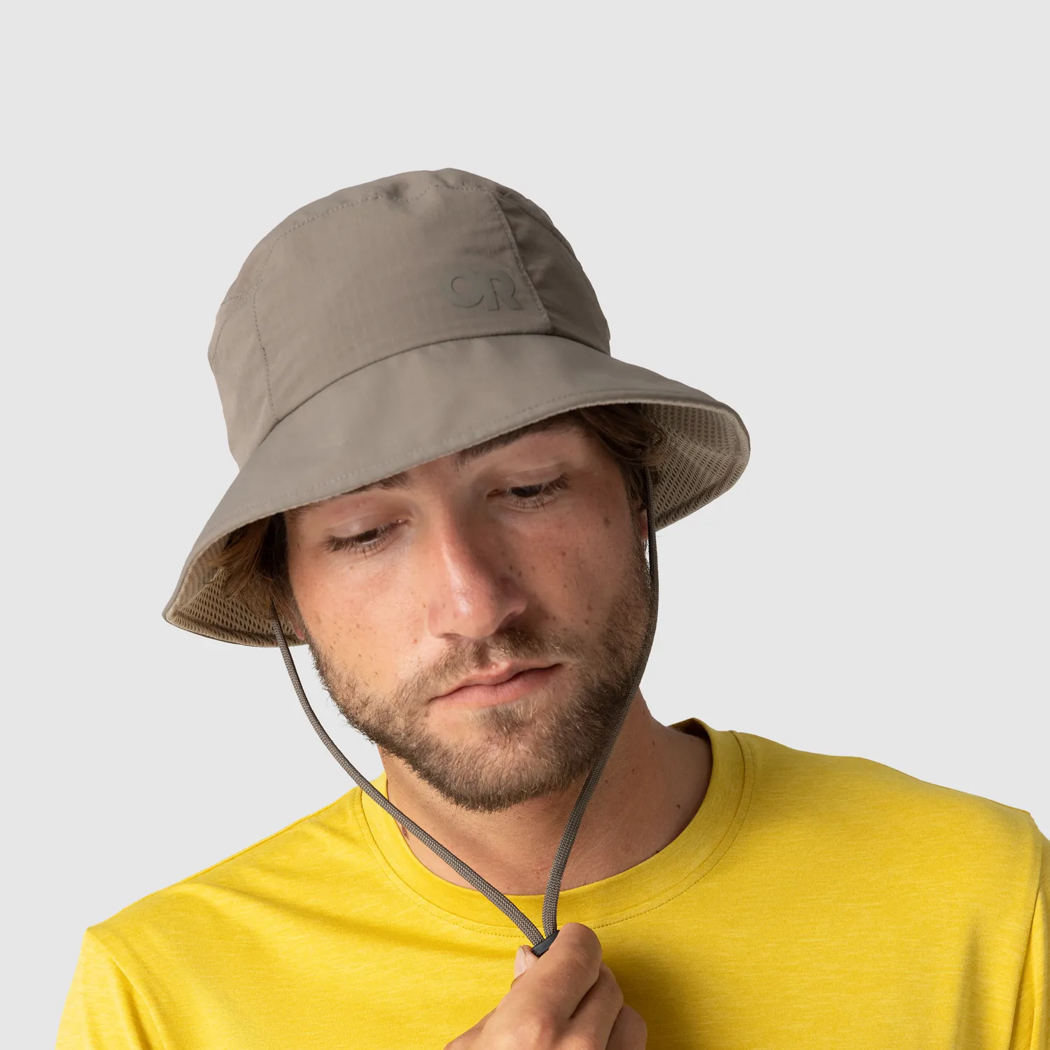 Outdoor Research Sun Bucket Hat solhatt Gravel S UPF 50+