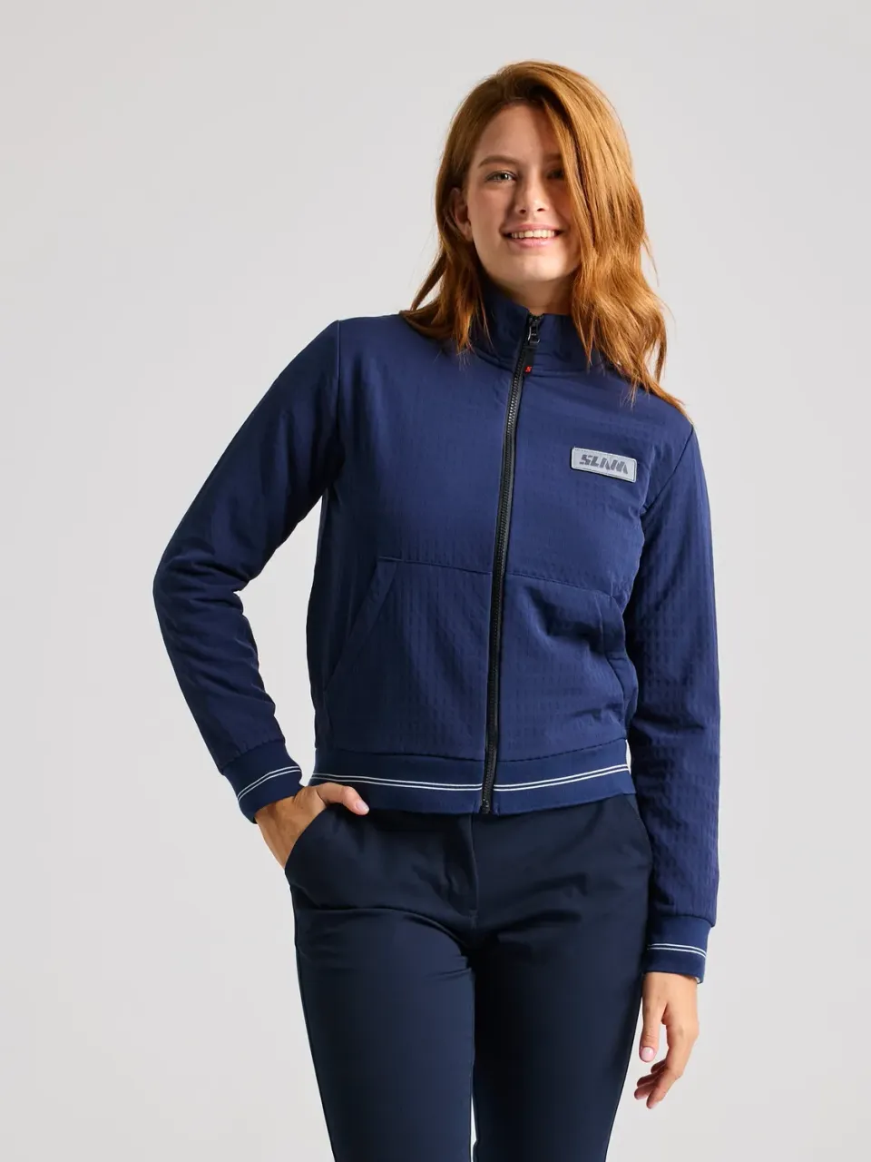 Slam Minnie Bear Jacket fleecejakke Blue Shadow dame