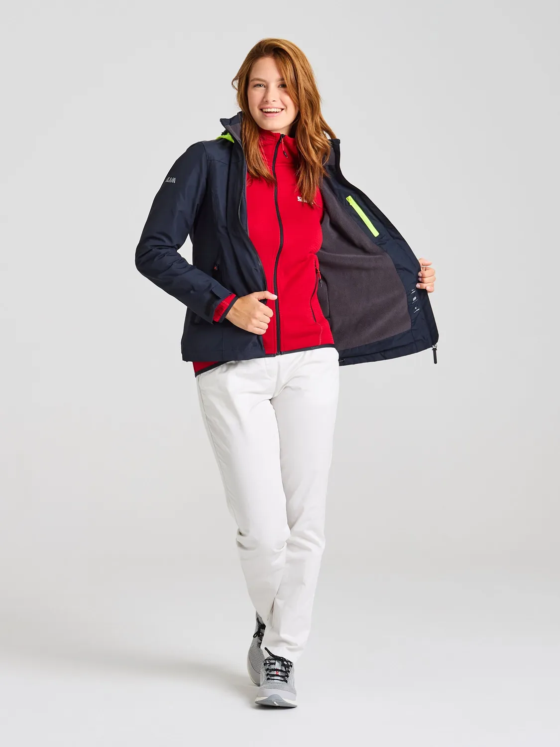 Slam Crew WS Warm Hooded Jkt damejakke vanntett