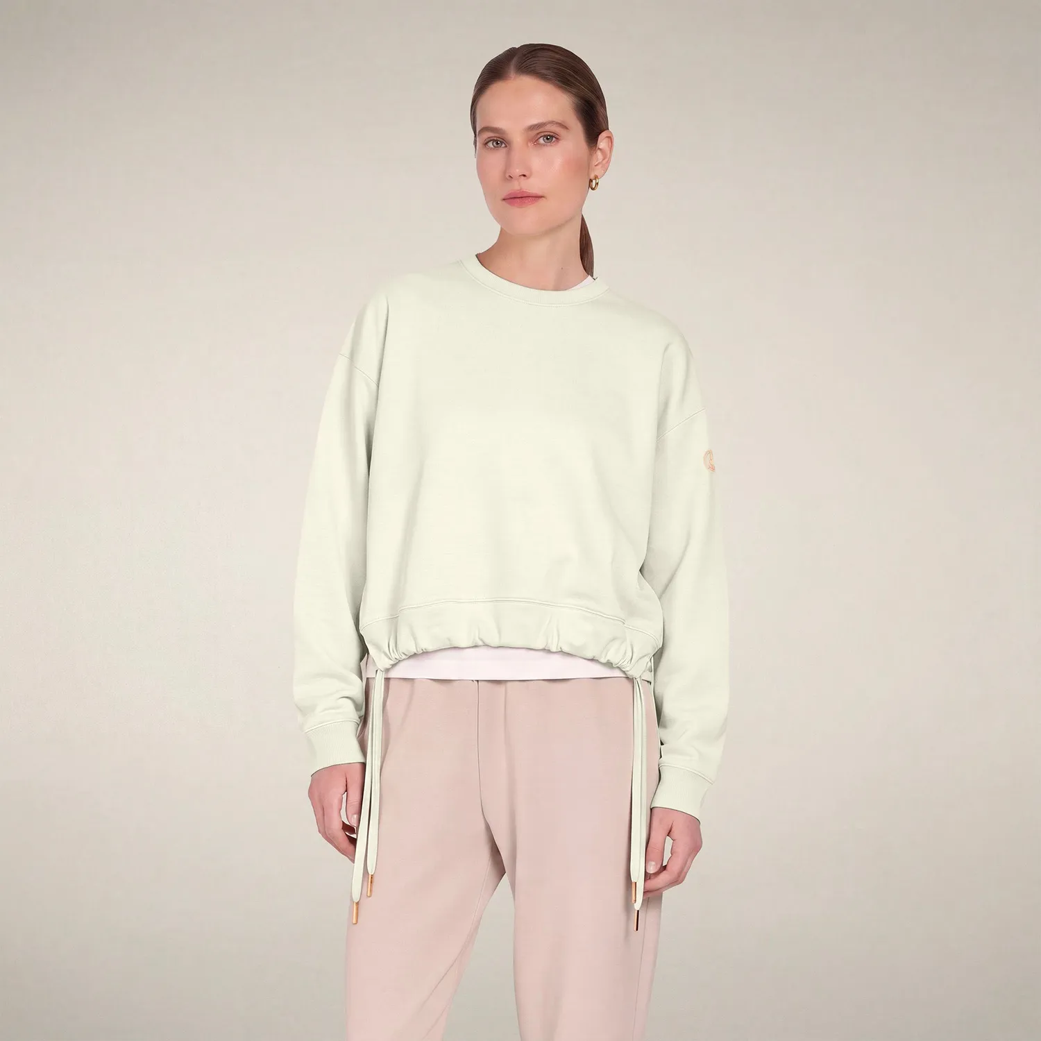 Save The Duck Akemi sweatshirt dame cloud white XS–XXXL regular fit