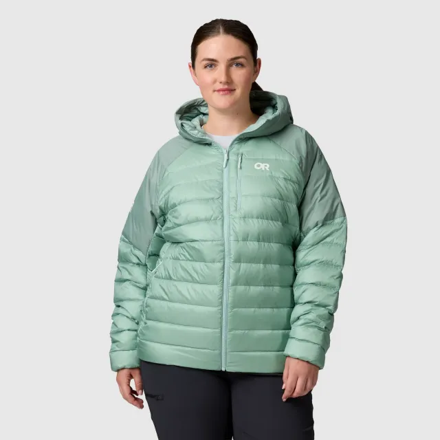 Outdoor Research Helium Down Hoodie-Plus dunjakke Thyme