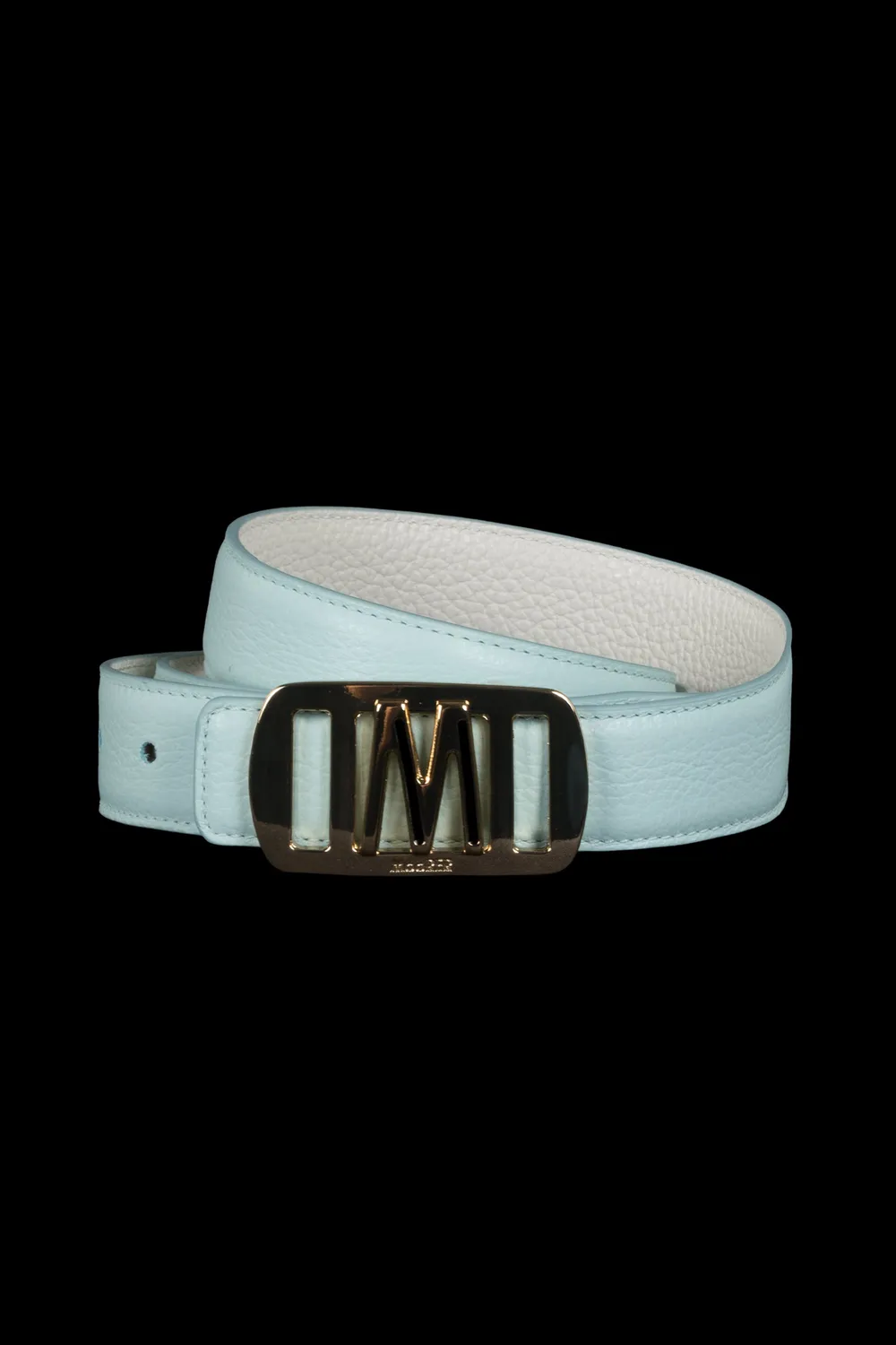 Moorer HEPSIE-PGR skinnbelte ACQUA/GYPSUM 70 vendbart