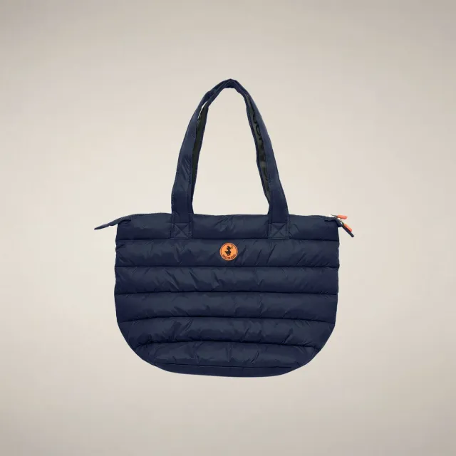Save The Duck Caron polstret shopperveske Blue Black