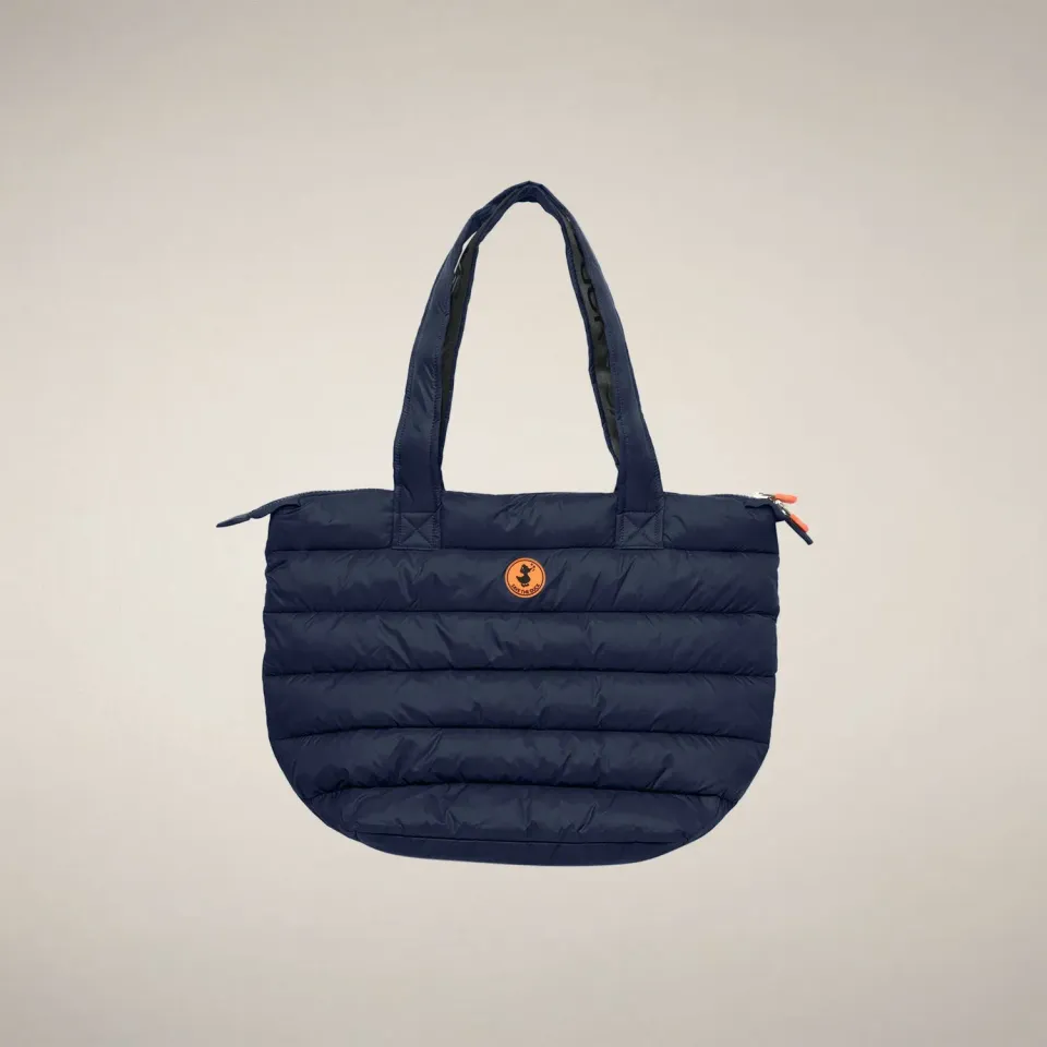Save The Duck Caron polstret shopperveske Blue Black