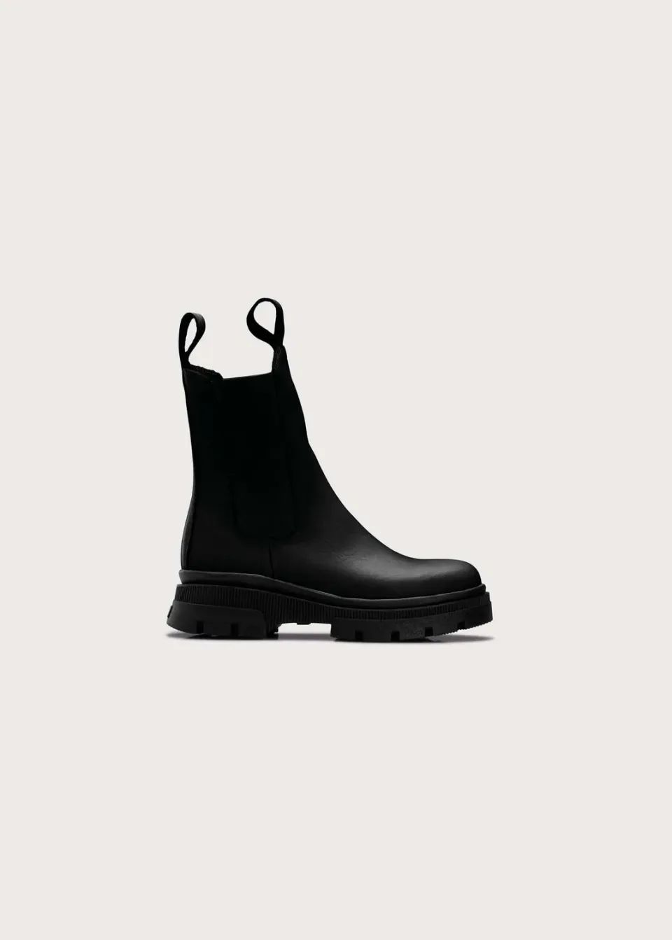 Brgn Chelsea Boot Aniline chelseaboots svart nubuk