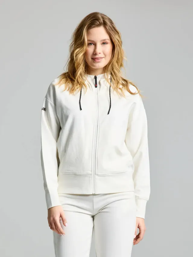 Slam Deck WS FZ Hoodie hettegenser dame mørk marineblå