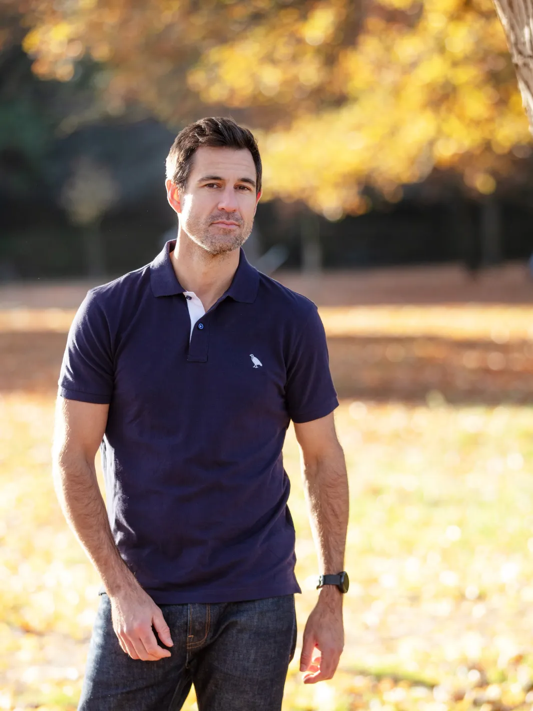 John Partridge Polo Shirt poloskjorte Navy