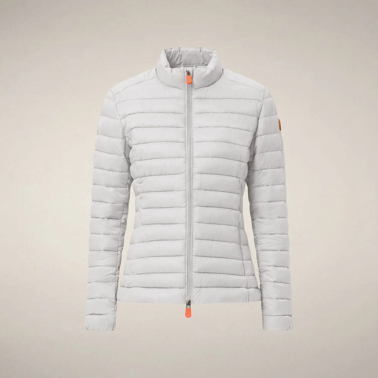 Save The Duck Carly dunjakke Frozen Grey lett og dyrevennlig