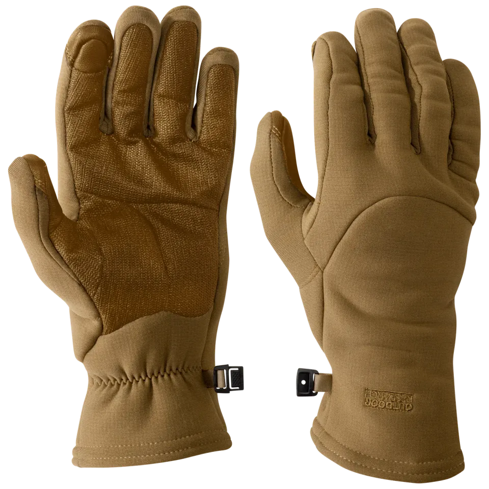 Outdoor Research MGS Softshell Glove Leather hansker Coyote