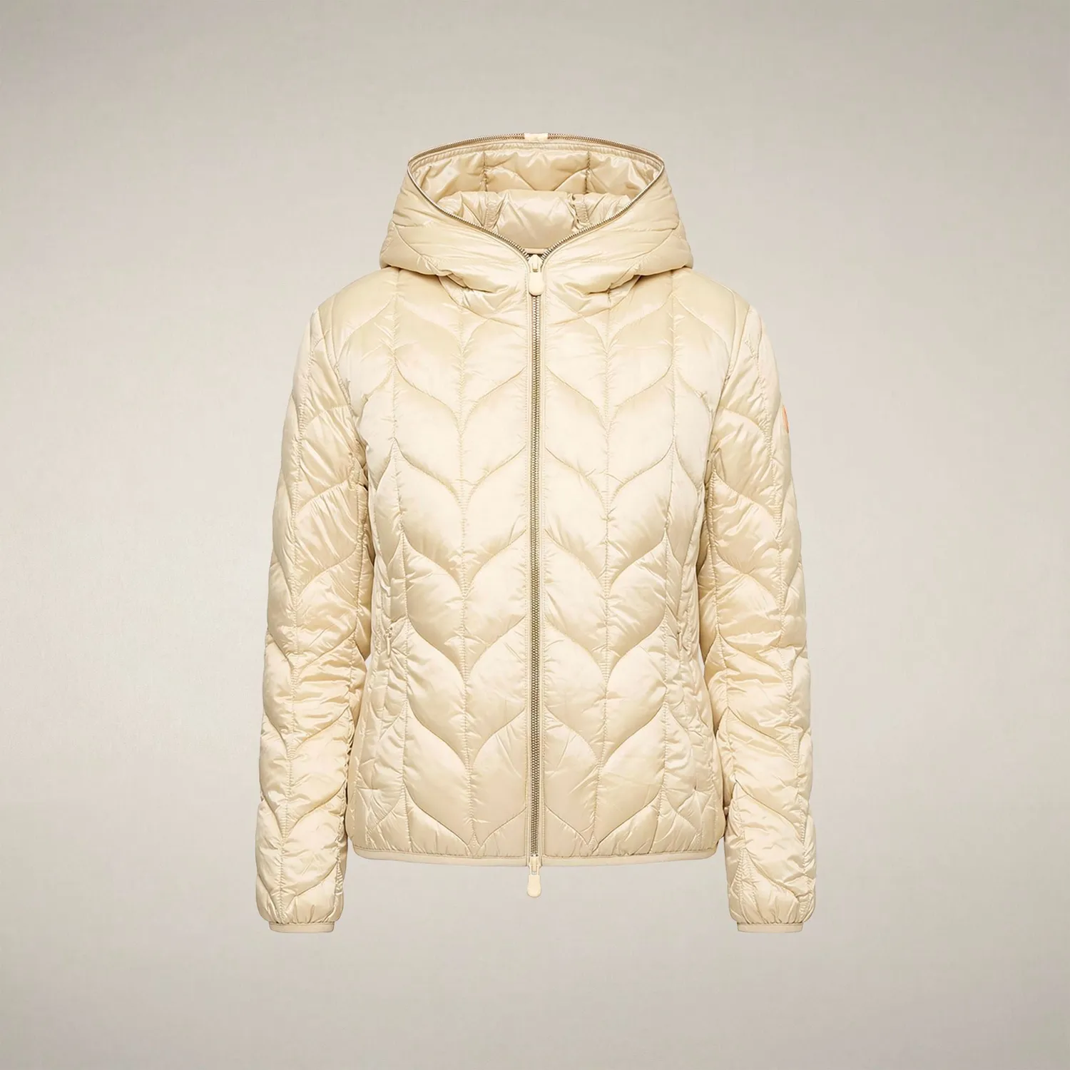 Save The Duck Bonbon boblejakke dame Shore Beige dyrefri