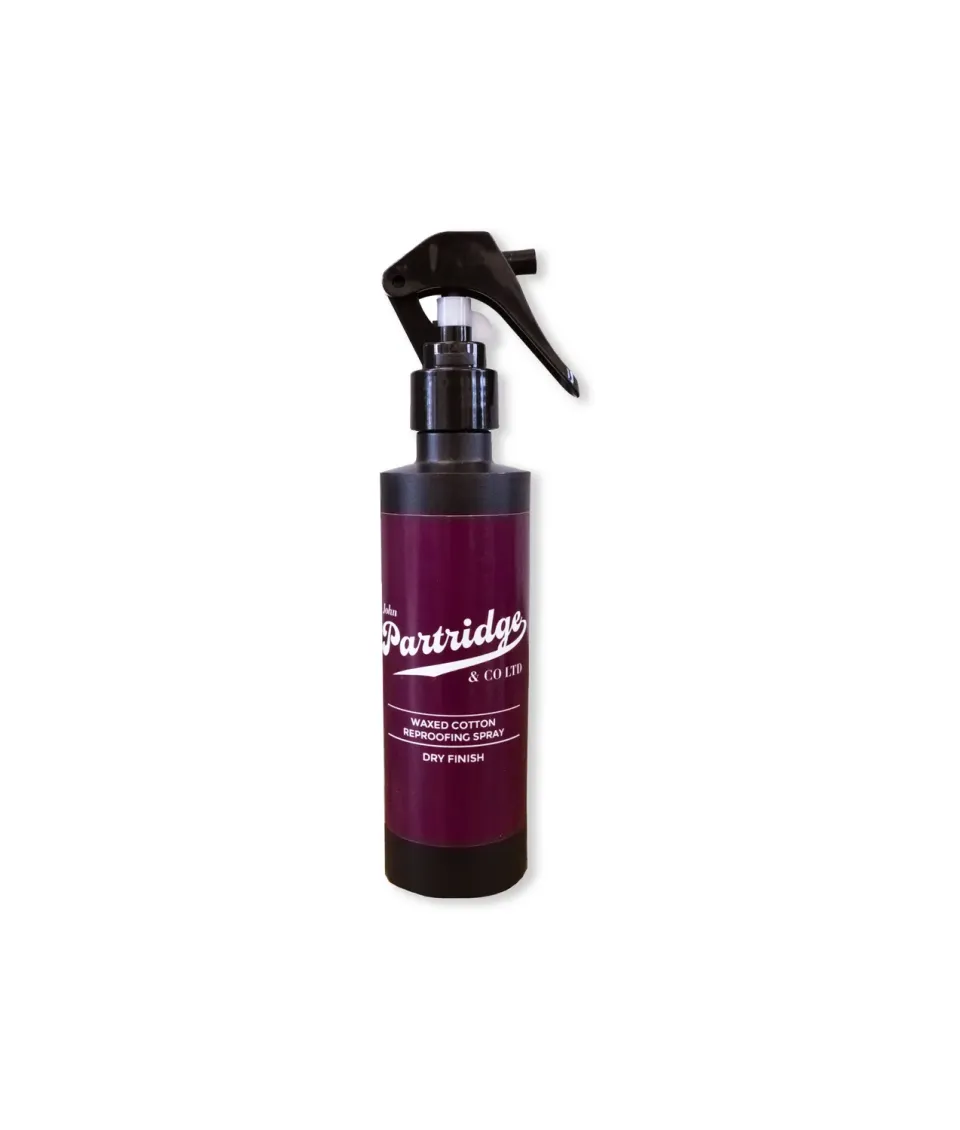 John Partridge Waxed Cotton Reproofing Spray impregneringsspray 200 ml tørr finish