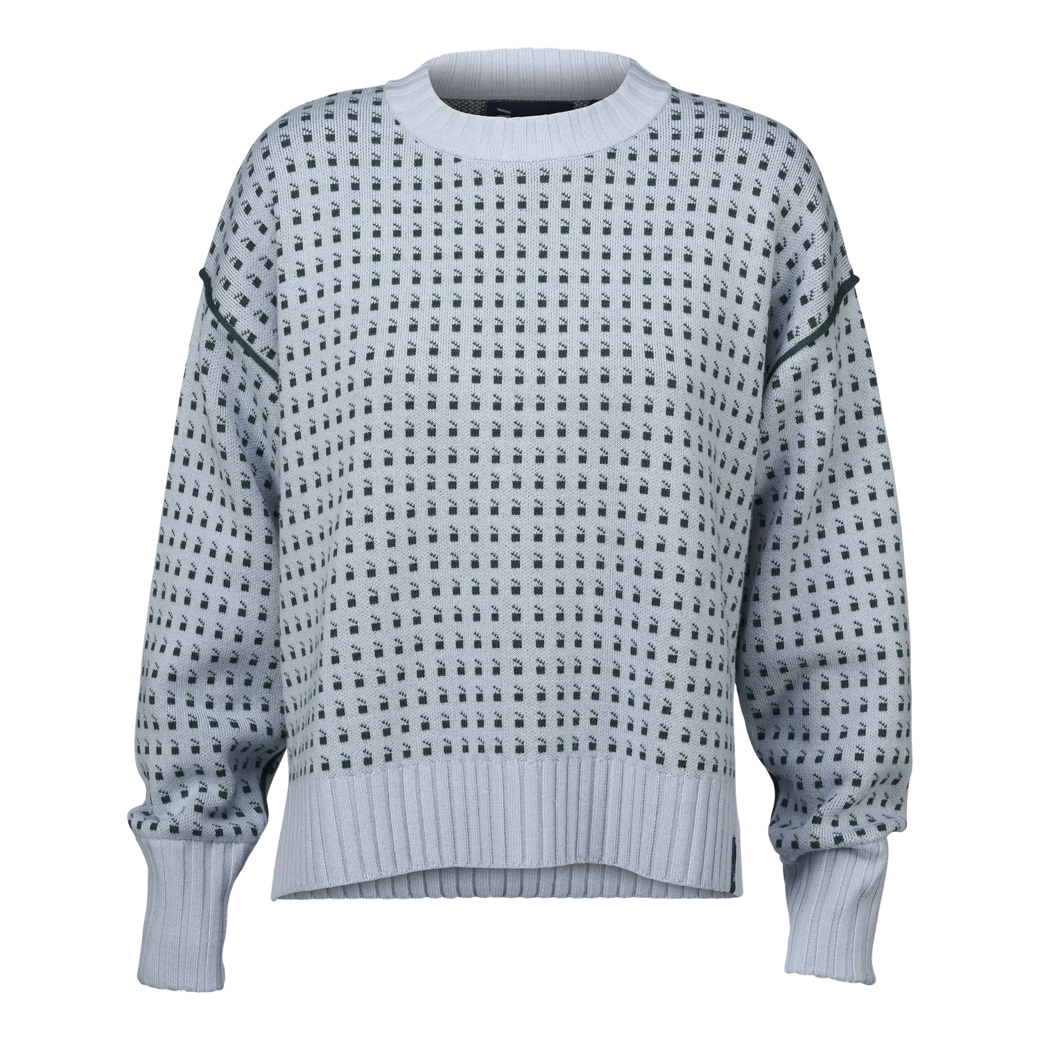 House of Hygge Heritage Merino genser dame hvit i 100 % merinoull