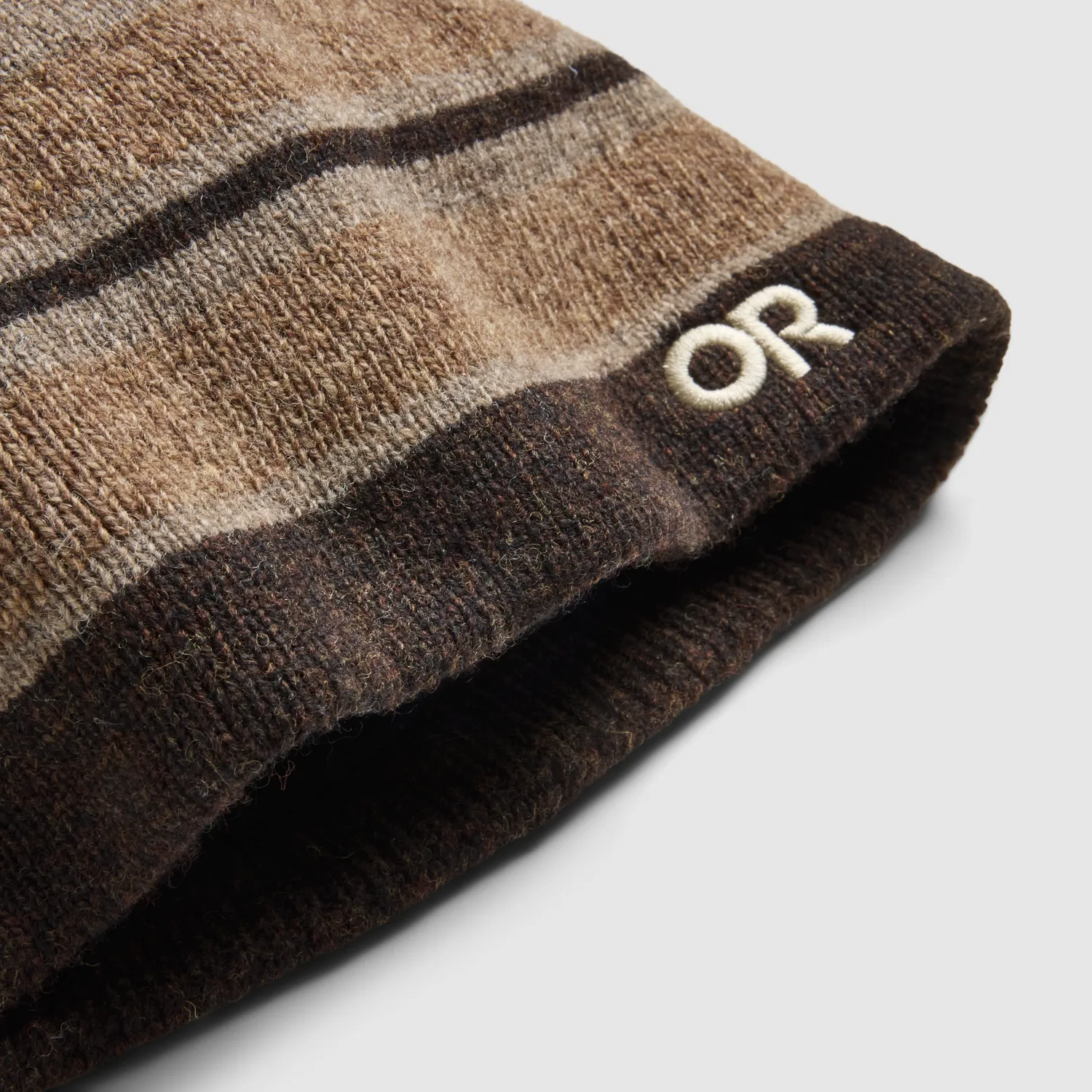 Outdoor Research Spitsbergen Windstopper lue Chestnut Stripe vindtett