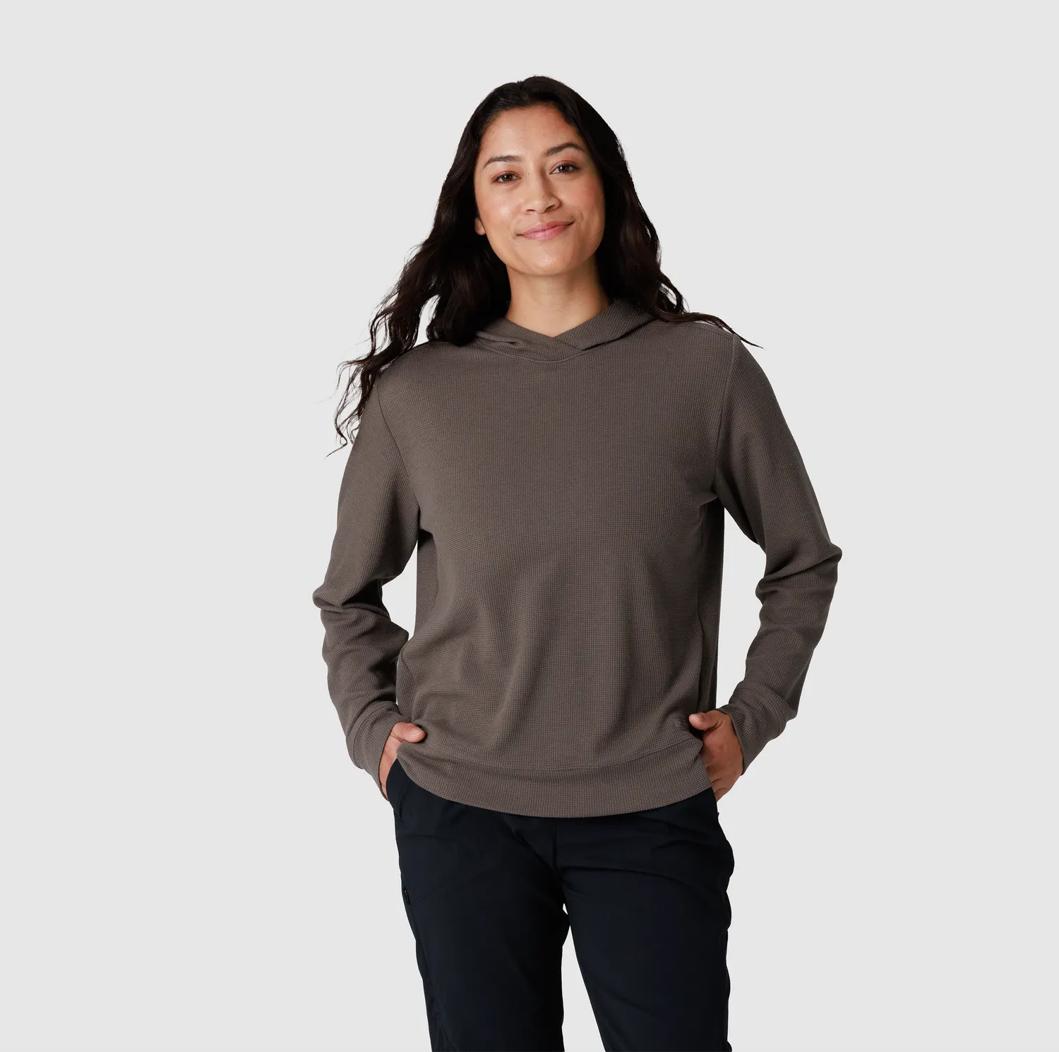 Outdoor Research Eclipse Waffle Hoodie hettegenser Thyme