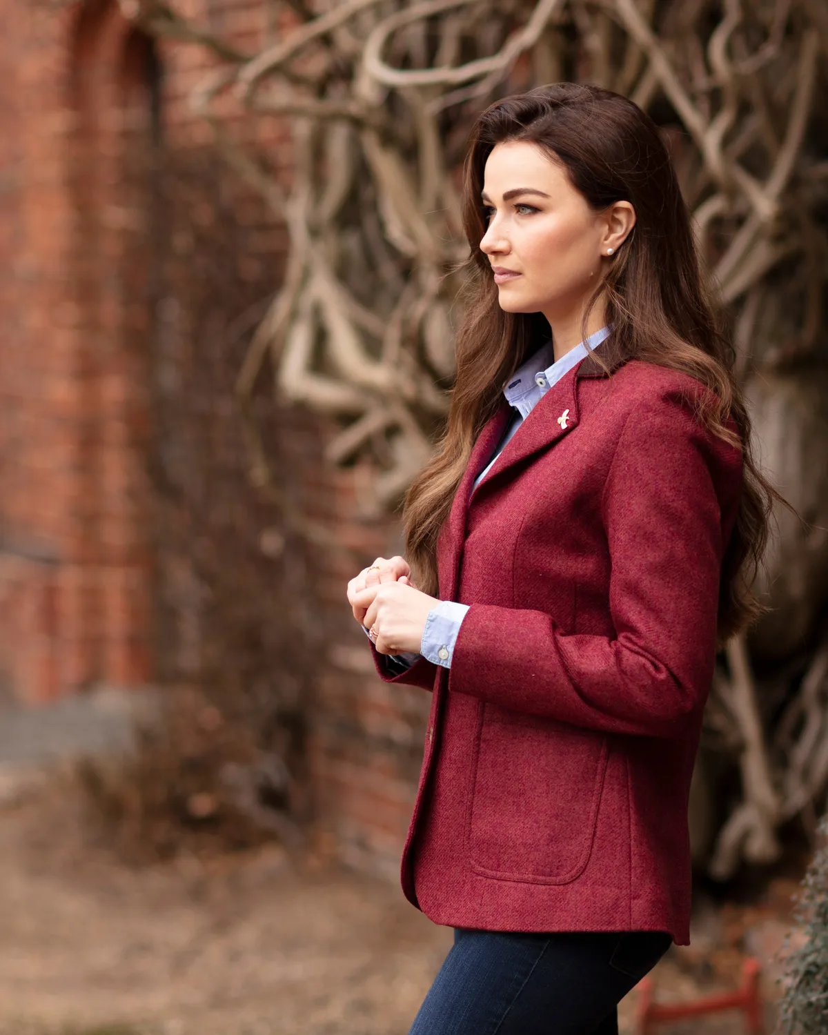 John Partridge Arena tweedblazer Jalapeno Red ull