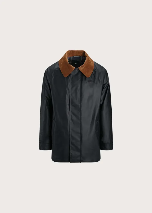 Brgn Skystorm Jacket herrejakke svart ullfôr
