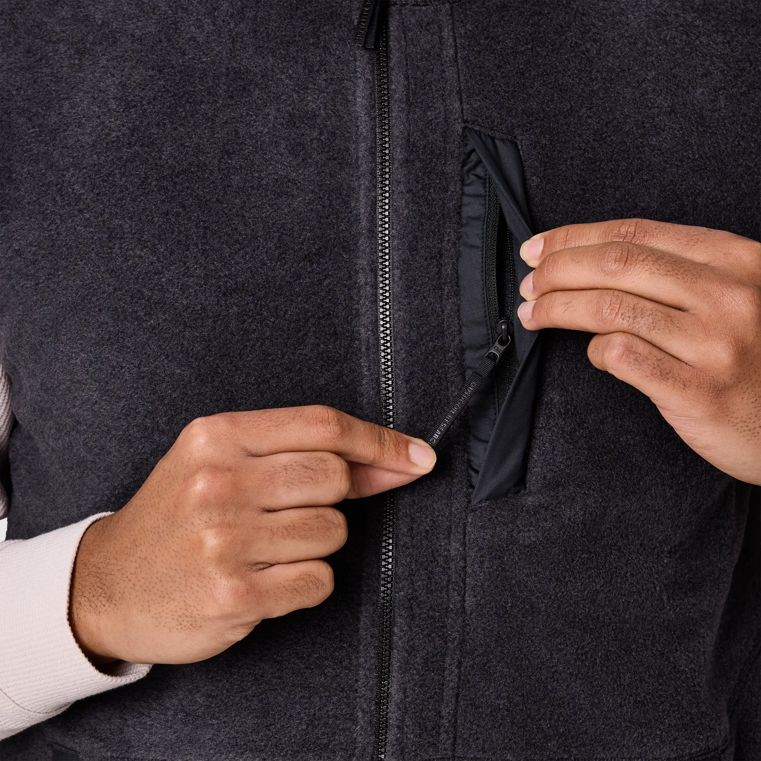 Outdoor Research Deming Fleece Vest fleecevest herre Black