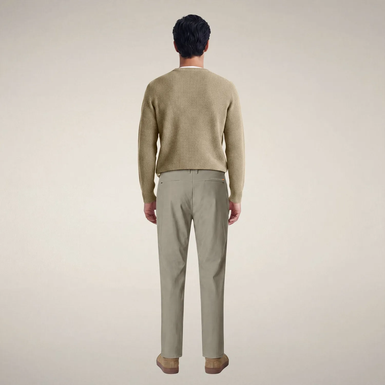 Save The Duck Steve L.32 chinos herre Rainy Beige slim fit