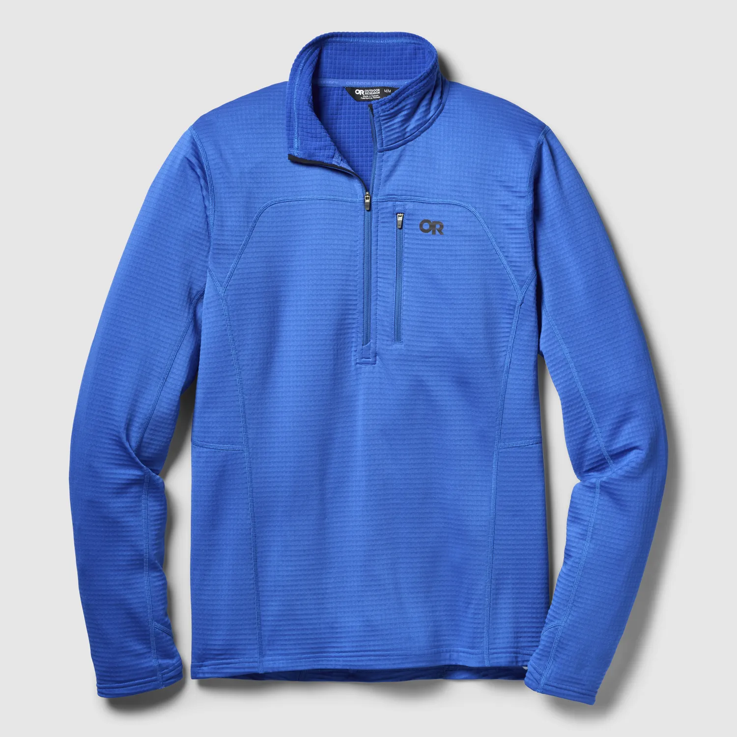 Outdoor Research Vigor Men's Vigor Grid Fleece Half Zip fleecegenser Azurite S ActiveTemp