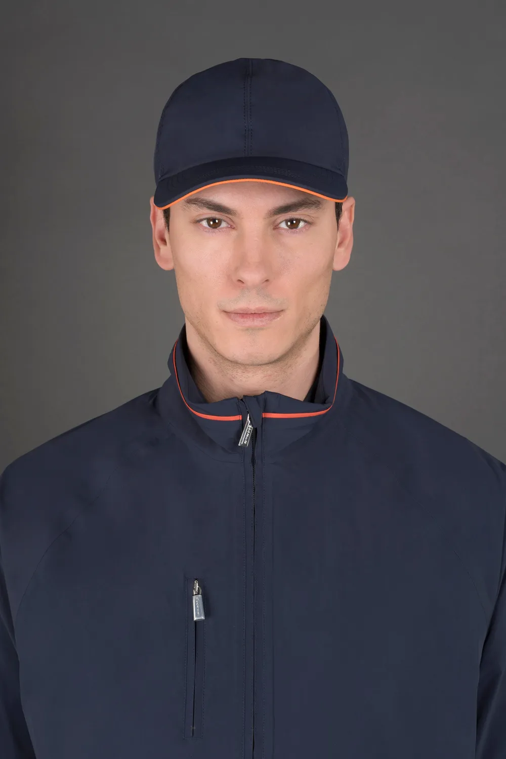 Moorer Golf ROBINSON-G7 caps oransje vindtett