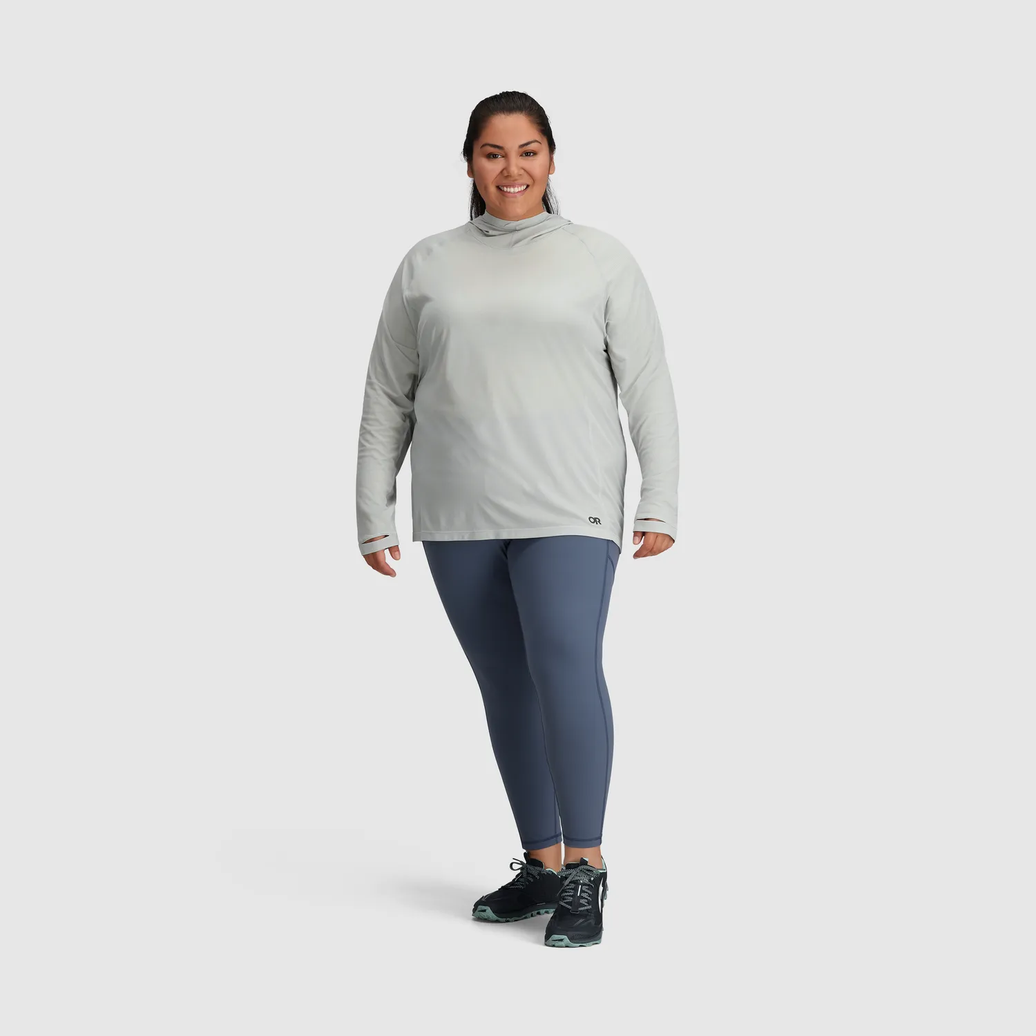 Outdoor Research Echo Plus Size Hoodie hettegenser 1X–4X hurtigtørkende